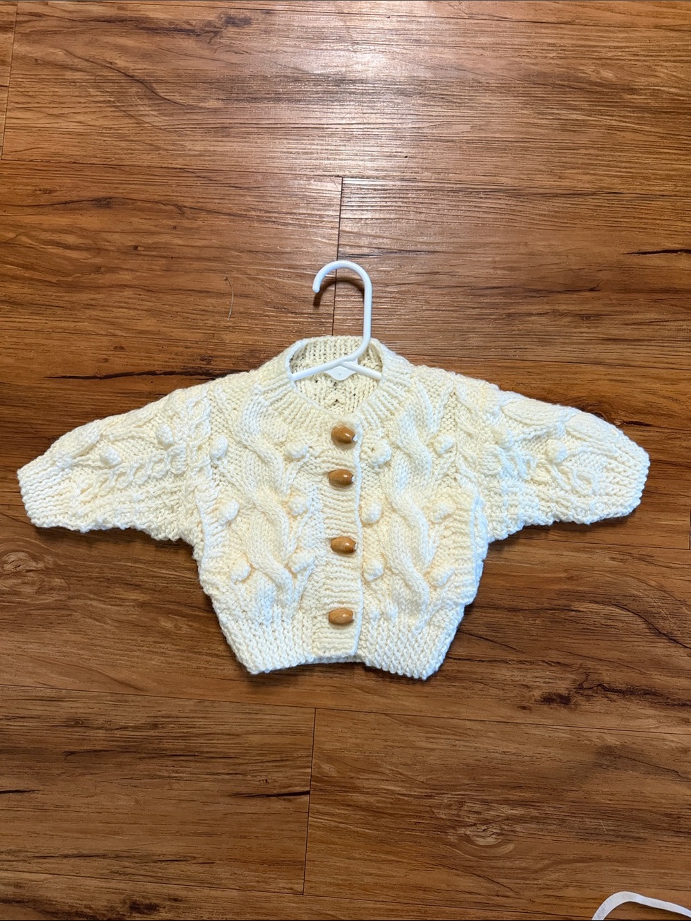 Handmade vintage baby sweater